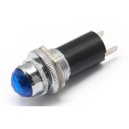 16mm Blue Diamond Head Led Indicator Lamp Panel Mount 24V