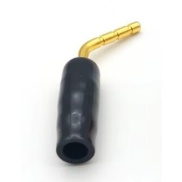 2mm Black Tip Curved Banana Pin Plug Connector