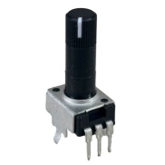 TAYDA 100K OHM Logarithmic Taper Potentiometer Spline Long Shaft PCB Mount