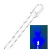 LED 5mm Blue Flashing Water Clear 
