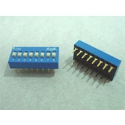 Dip Switch 10 Positions Gold Plated Contacts Top Actuated