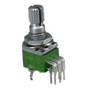 1M OHM Linear Dual Taper Potentiometer Spline Shaft PCB Mount 9mm