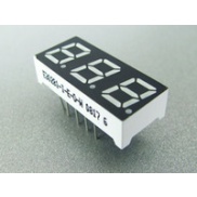LED Display 7 Segment 3 Digit 0.28 inch Common Anode Red