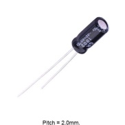 0.1uF 50V 85C Radial Electrolytic Capacitor 5x11mm