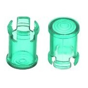 5mm LED Lampshade Protector Green Plastic Clip