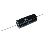 100uF 25V 85C JAB Axial Aluminum Electrolytic Capacitor 8x13mm