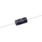 1uF 50V 105C JAH Axial Aluminum Electrolytic Capacitor 6.3x13mm