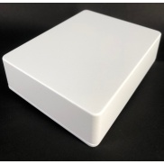 1590BB Style Aluminum Diecast Enclosure Matte White