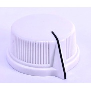 White knob 29x13mm shaft hole 6.40mm