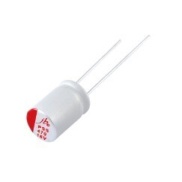 10uF 50V 105C PSS Radial Polymer Aluminum Electrolytic Capacitor 5x11mm
