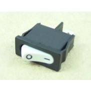 Rocker Switch ON/OFF SPST 6A 250VAC Panel Mount, Snap-In