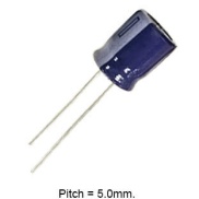330uF 25V 105C Aluminum Electrolytic Capacitor 8x12mm AISHI
