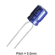 470uF 10V 105C Aluminum Electrolytic Capacitor 8x11mm AISHI