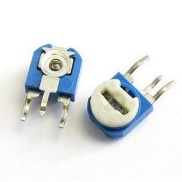 1K OHM Trimpot Variable Resistor 6mm Side Adj.