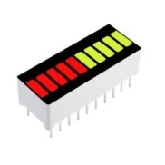LED Display 10 Segment 2 color Red and Yellowish green