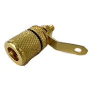 Black Gold Plated Low Profile Binding Post