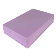 1590DD Style Aluminum Diecast Enclosure Pastel Violet