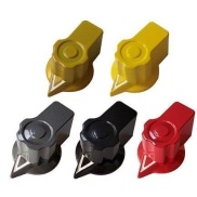 Bakelite Triangle Grey Knob 6.4mm