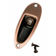 Red bronze 6.35mm 1/4" Boat style Guitar Jack socket