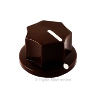 MXR Style Fluted Brown Knob
