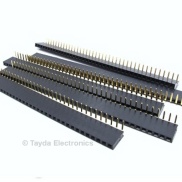 40 Pin 2.54mm Single Row Right Angle Female Pin Header