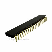20 Pin 2.54mm Single Row Right Angle Female Pin Header
