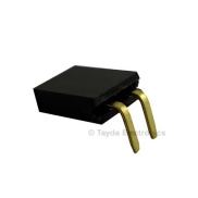 2 Pin 2.54mm Single Row Right Angle Female Pin Header