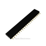 20 Pin 2.54mm Single Row Female Pin Header
