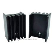 Heat Sink TO-220 8 Fins 20mm Aluminium Black