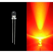 LED 5mm Yellow Water Clear Ultra Bright
