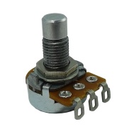 100K OHM Linear Taper Potentiometer Round Shaft Solder Lugs