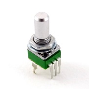 50K OHM Logarithmic Taper Potentiometer Round Shaft PCB 9mm