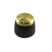 Marshall Black Gold Knob Shaft Diameter 6.35mm