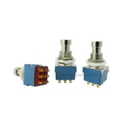 3PDT Stomp Foot / Pedal Switch Gold Plated
