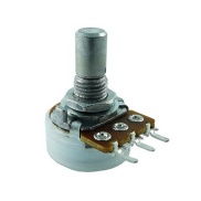 5K OHM Linear Taper Potentiometer Round Shaft PCB Mount