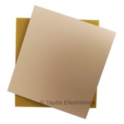 Copper Clad Board PCB Single Side 6x6" Epoxy FR4