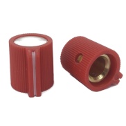 Control Red Knob 16x14mm