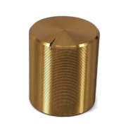 Aluminum Gold Knob 15X17mm shaft hole 6X18T 