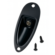 Black 6.35mm 1/4" Boat style Guitar Jack socket