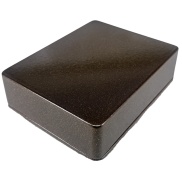 1590BB2 Style Aluminum Diecast Enclosure Metallic Brown