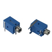 3.5mm Stereo Blue Phone Jack WQP-WQP729JH