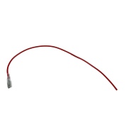 2.8mm With Red wire Single Head Female Spade Connector 20CM AWG 22