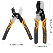 Multi functional wire stripper scissors Tool AWG16-8 BAIHU