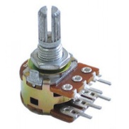 20K OHM Dual MN taper Potentiometer blend-balance CENTER CLICK 