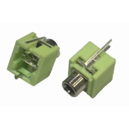 3.5mm GREEN Stereo Phone Jack NON-THREAD WQP-WQP495XY