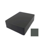 1590BB Style Aluminum Diecast Enclosure  Matte Dark Gray