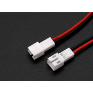 2 Pins JST PH-2.00 Male connector with Wire Cable AWG26 Length 20cm