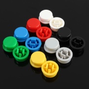 Round Tactile Push Button Cap Red Color 