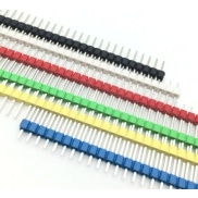 40 Pin 2.54mm Single Row Pin Header Strip Yellow color