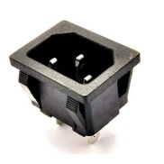 Male AC Power Plug Connector 3 Pins 10A 250V
